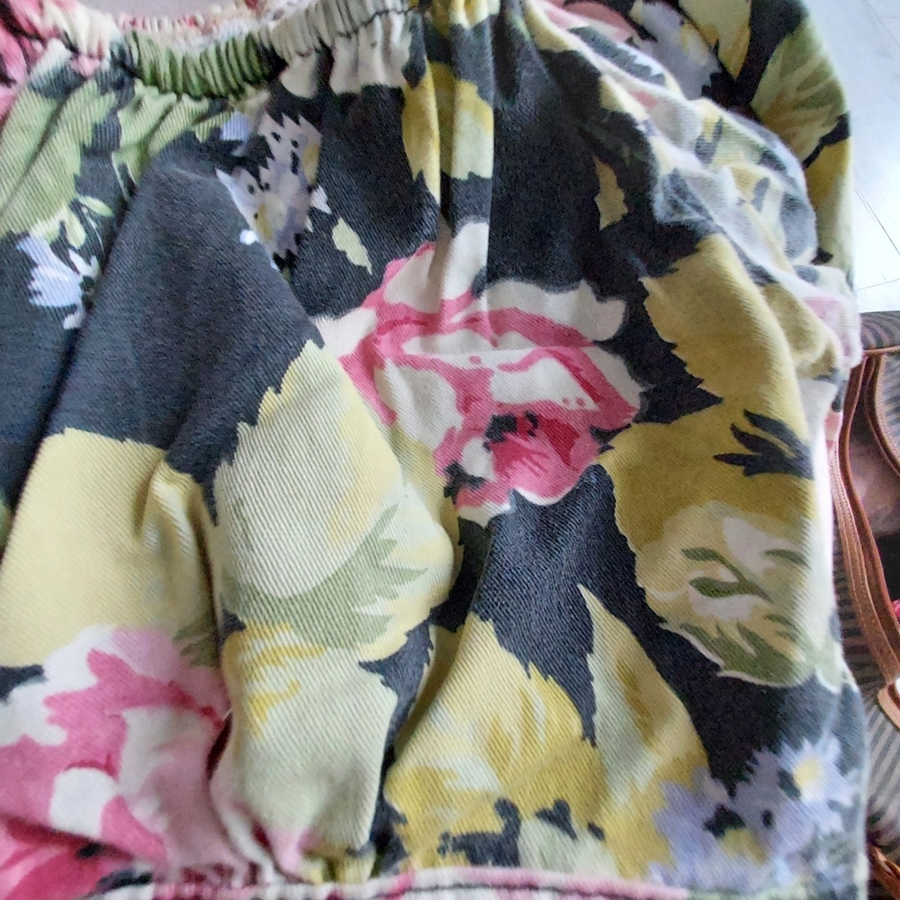 Floral Denium Bongo Belly Shirt